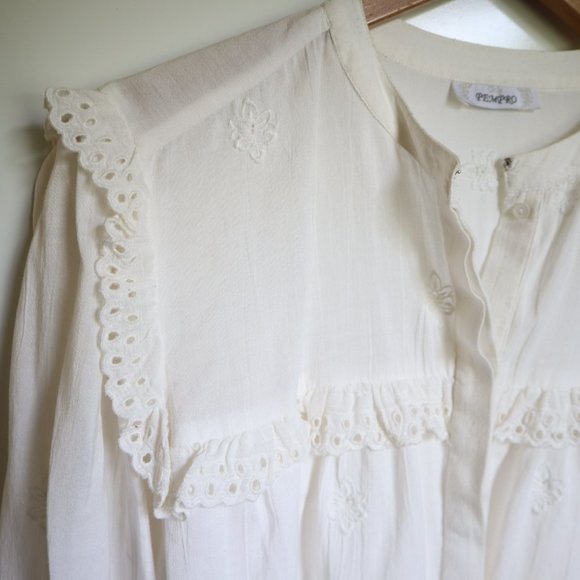 Pempro Tops - Vintage Pempro Lace Blouse Large